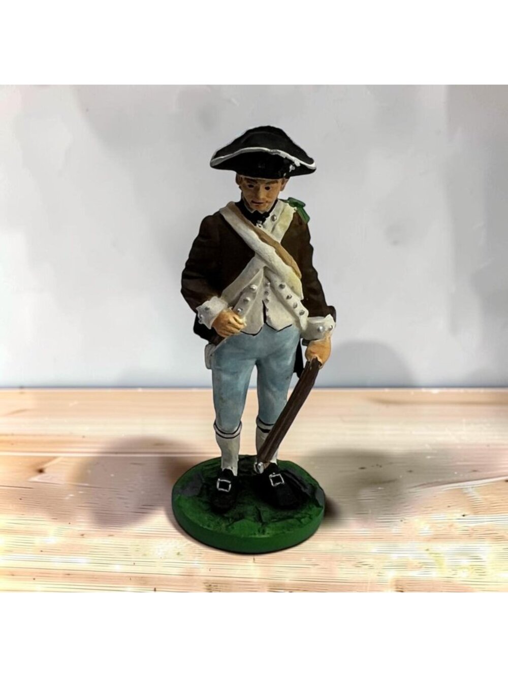 2nd Canadian 1777 Revolutionary War Soldier Metal Figurine By AMHS 1983